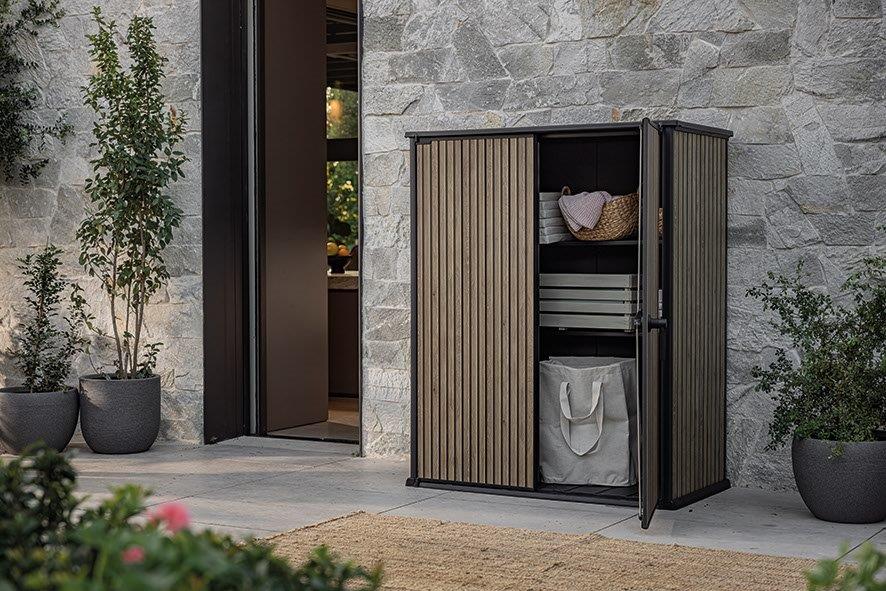 Záhradný box Keter Signature 1400 l Venetian hnedý 2 Záhradný box Keter Signature 1400 l Venetian hnedý 2