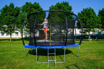 Trampolína G21 SpaceJump, 366 cm, modrá, s ochrannou sieťou + schodíky zadarmo 16 Trampolína G21 SpaceJump, 366 cm, modrá, s ochrannou sieťou + schodíky zadarmo 16