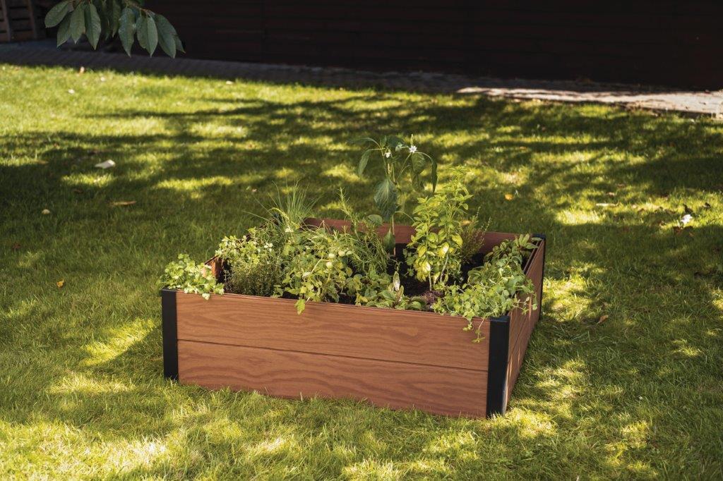 Vyvýšený záhon Keter Maple Square hnedý 5 Vyvýšený záhon Keter Maple Square hnedý 5