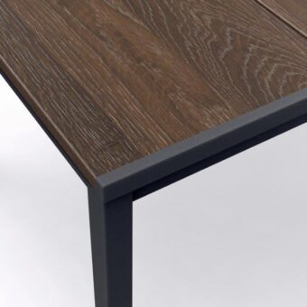 Záhradný stôl Keter Porto 160 walnut black steel 6 Záhradný stôl Keter Porto 160 walnut black steel 6
