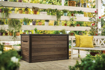 Záhradný box Keter Deco 870 l walnut 8 Záhradný box Keter Deco 870 l walnut 8