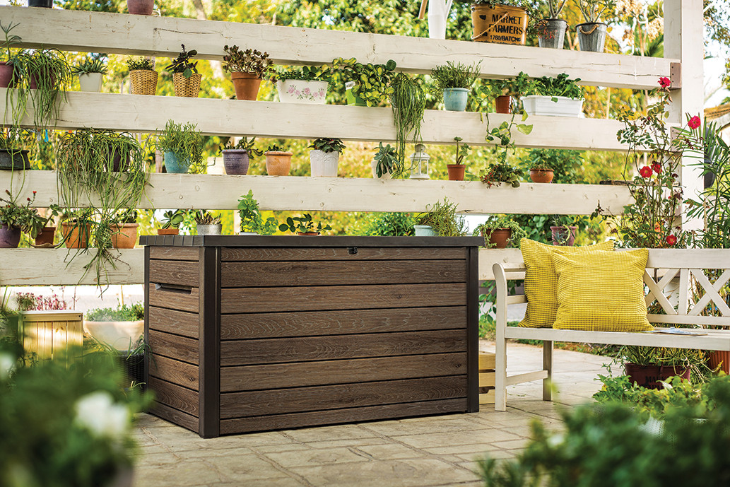 Záhradný box Keter Deco 870 l walnut 4 Záhradný box Keter Deco 870 l walnut 4