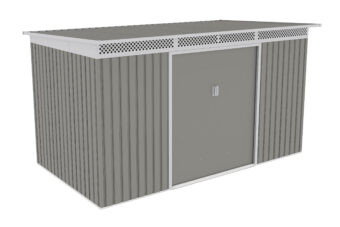 Záhradný domček G21 GRAH 700 – 340 x 206 cm, metalický šedý 9 Záhradný domček G21 GRAH 700 – 340 x 206 cm, metalický šedý 9