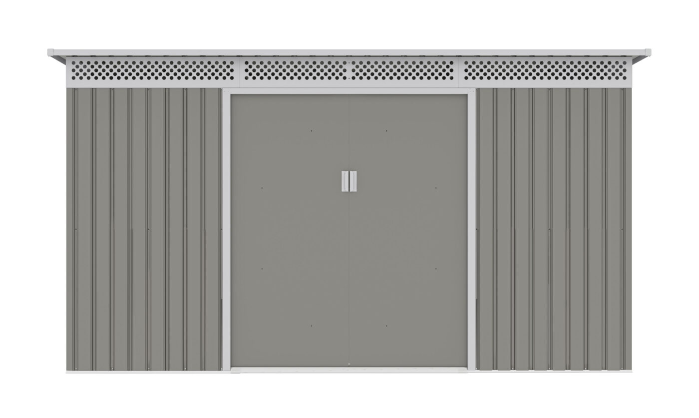 Záhradný domček G21 GRAH 700 – 340 x 206 cm, metalický šedý 3 Záhradný domček G21 GRAH 700 – 340 x 206 cm, metalický šedý 3
