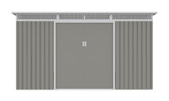 Záhradný domček G21 GRAH 700 – 340 x 206 cm, metalický šedý 10 Záhradný domček G21 GRAH 700 – 340 x 206 cm, metalický šedý 10