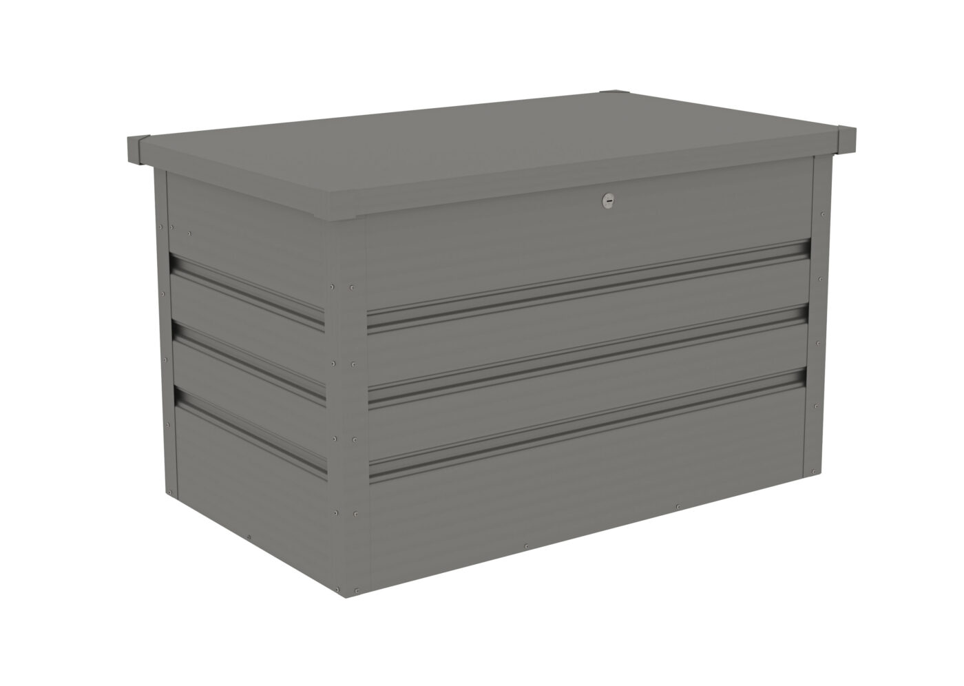 Záhradný box G21 Denver 280 L, metalický šedý plechový Záhradný box G21 Denver 280 L, metalický šedý plechový