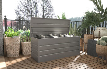 Záhradný box G21 Denver 770 L, metalický šedý plechový 10 Záhradný box G21 Denver 770 L, metalický šedý plechový 10