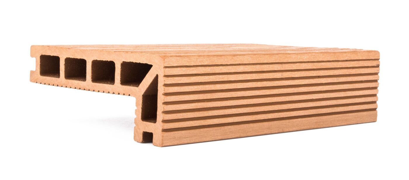 Terasová doska G21 zakončovacia, 2,5 x 14,8 x 400 cm, Light Wood, WPC 4 Terasová doska G21 zakončovacia, 2,5 x 14,8 x 400 cm, Light Wood, WPC 4