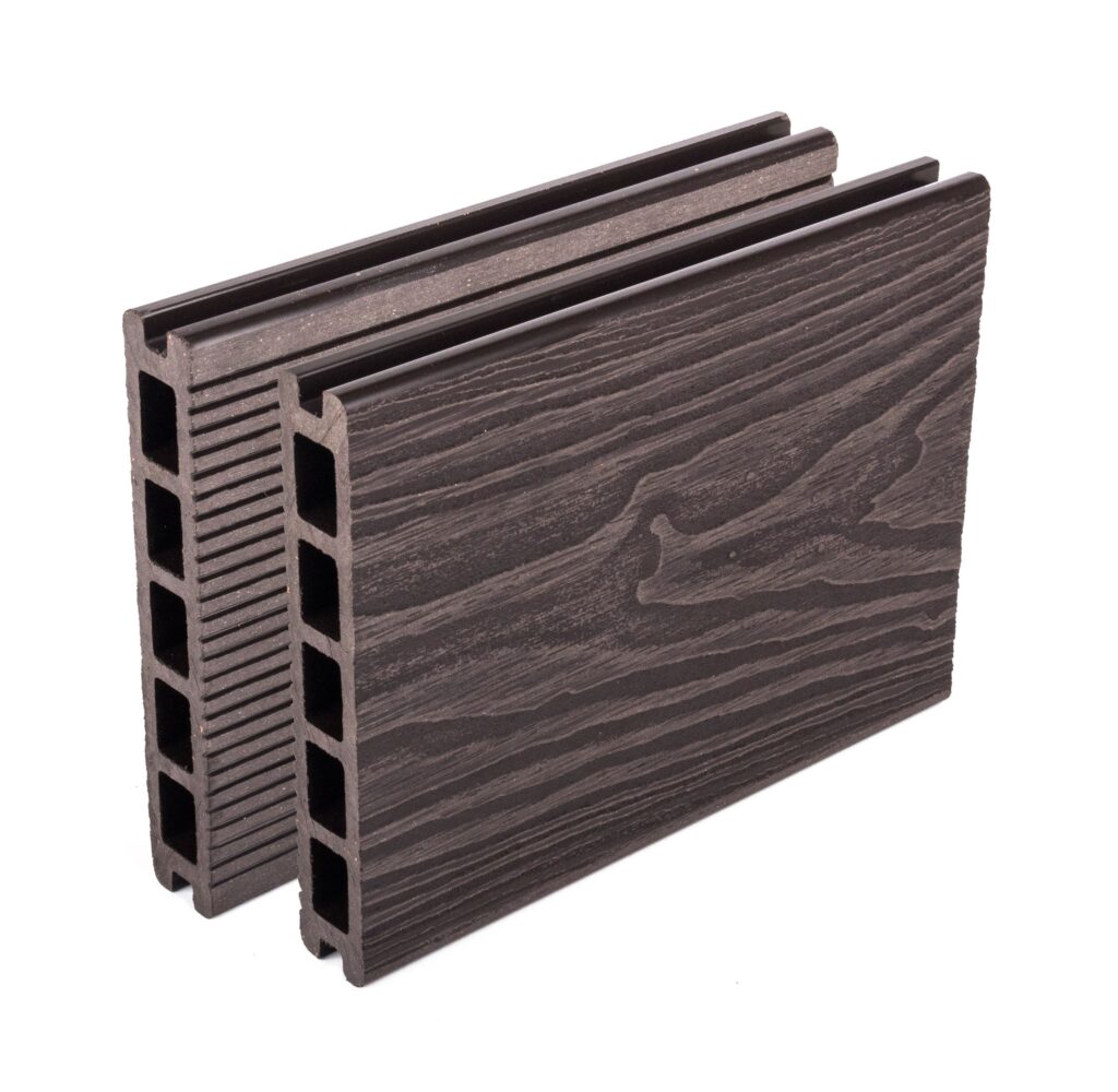 Terasová doska G21 2,5 x 14,8 x 400 cm, Dark Wood, WPC 3 Terasová doska G21 2,5 x 14,8 x 400 cm, Dark Wood, WPC 3