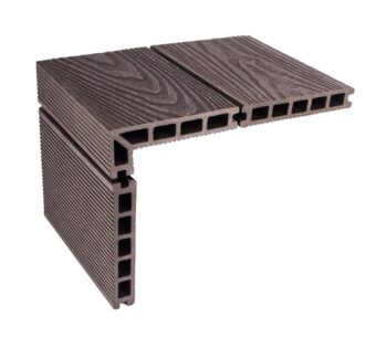 Terasová doska G21 2,5 x 14,8 x 400 cm, Dark Wood, WPC 15 Terasová doska G21 2,5 x 14,8 x 400 cm, Dark Wood, WPC 15