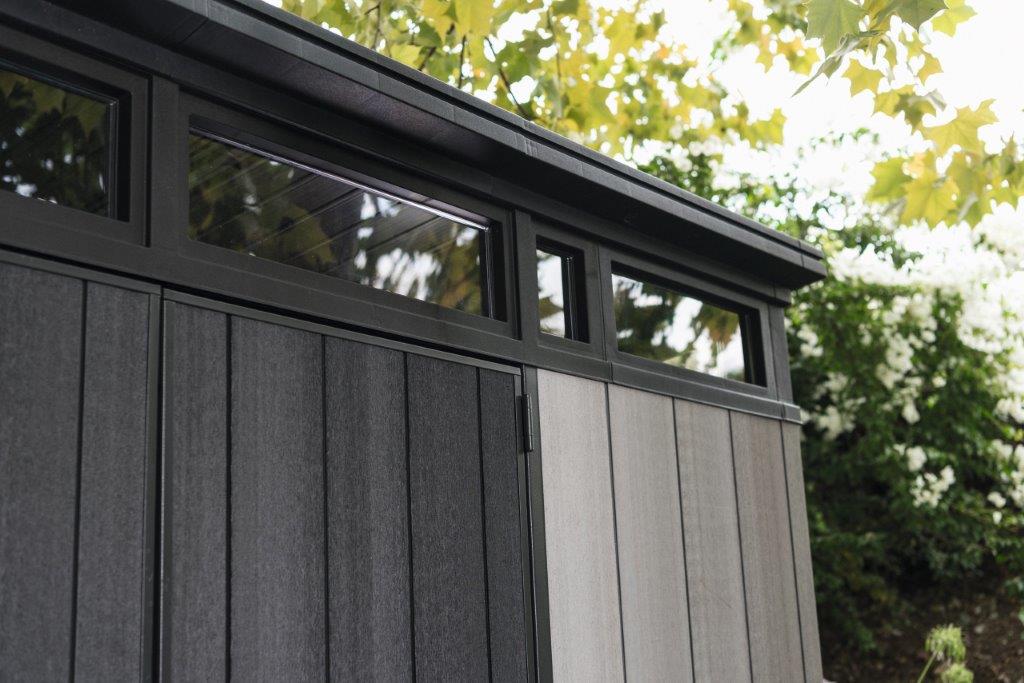 Záhradný domček Keter Artisan 9×7 grafitový/šedý, s podlahou 4 Záhradný domček Keter Artisan 9×7 grafitový/šedý, s podlahou 4