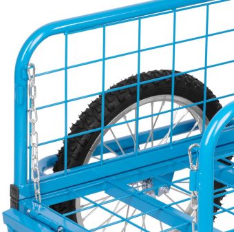 Prepravný vozík Victor BLUE s nafukovacími kolesami, max. 100 kg 12