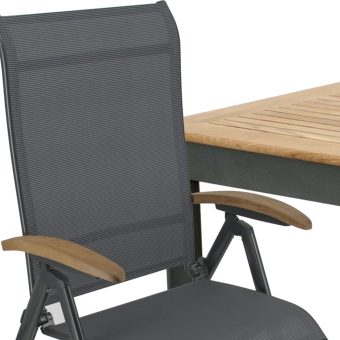 Záhradná sedacia súprava CONCEPT YELMO FSC® 4+1, hliník/teakové drevo 20