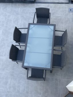 Jedálenský set AVVICENTE gray 24