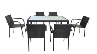 Jedálenský set AVVICENTE black 17 Jedálenský set AVVICENTE black 17