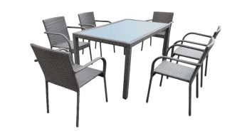 Jedálenský set AVVICENTE gray 14