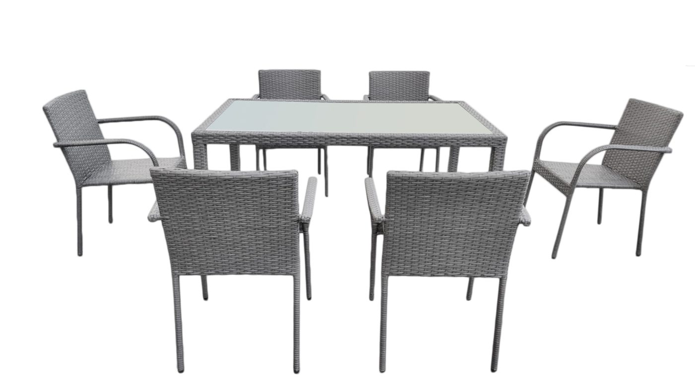 Jedálenský set AVVICENTE gray 6
