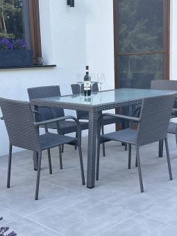 Jedálenský set AVVICENTE gray 16