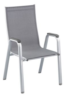 KETTLER CIRRUS stohovateľné hliníkové kreslo 2 KETTLER CIRRUS stohovateľné hliníkové kreslo 2