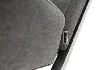 KETTLER PURE hliníkové ležadlo – antracit / sunbrella® antracit 19