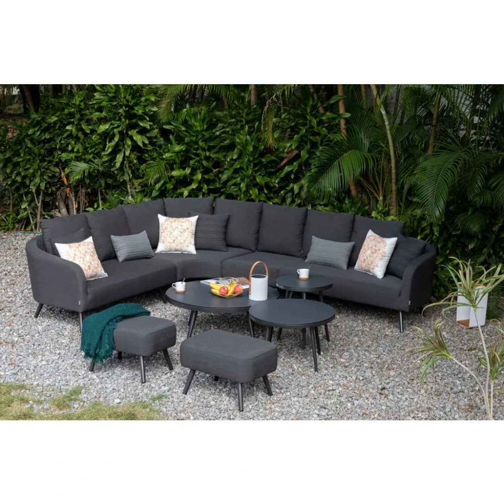 Záhradná zostava MELIA LIKA-TEX® antracit 4 Záhradná zostava MELIA LIKA-TEX® antracit 4