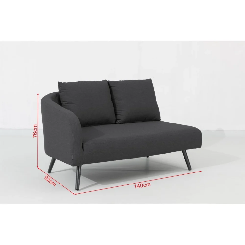 Záhradná zostava MELIA LIKA-TEX® antracit 17 Záhradná zostava MELIA LIKA-TEX® antracit 17