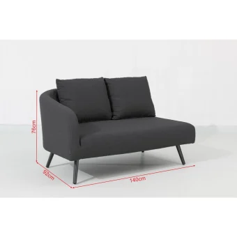 Záhradná zostava MELIA LIKA-TEX® antracit 42 Záhradná zostava MELIA LIKA-TEX® antracit 42
