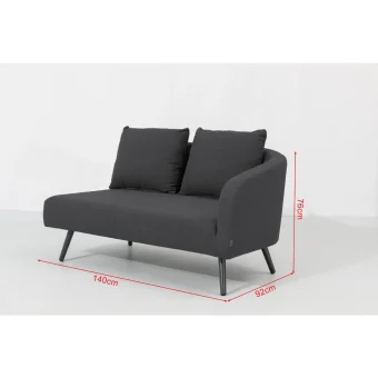 Záhradná zostava MELIA LIKA-TEX® antracit 43 Záhradná zostava MELIA LIKA-TEX® antracit 43