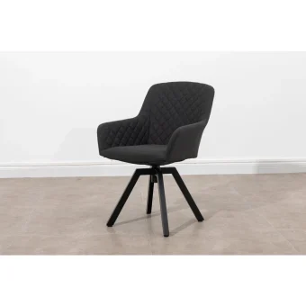 Otočné záhradné kreslo PARIS LIKA-TEX® antracit 12 Otočné záhradné kreslo PARIS LIKA-TEX® antracit 12