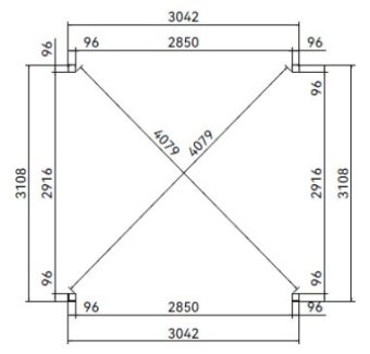 METTA oceľový prístrešok na auto 5,5 x 3,2 m 21 METTA oceľový prístrešok na auto 5,5 x 3,2 m 21